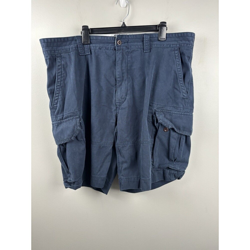 Polo Ralph Lauren Shorts Mens 42 Navy Blue Cargo Short Chinos Pockets